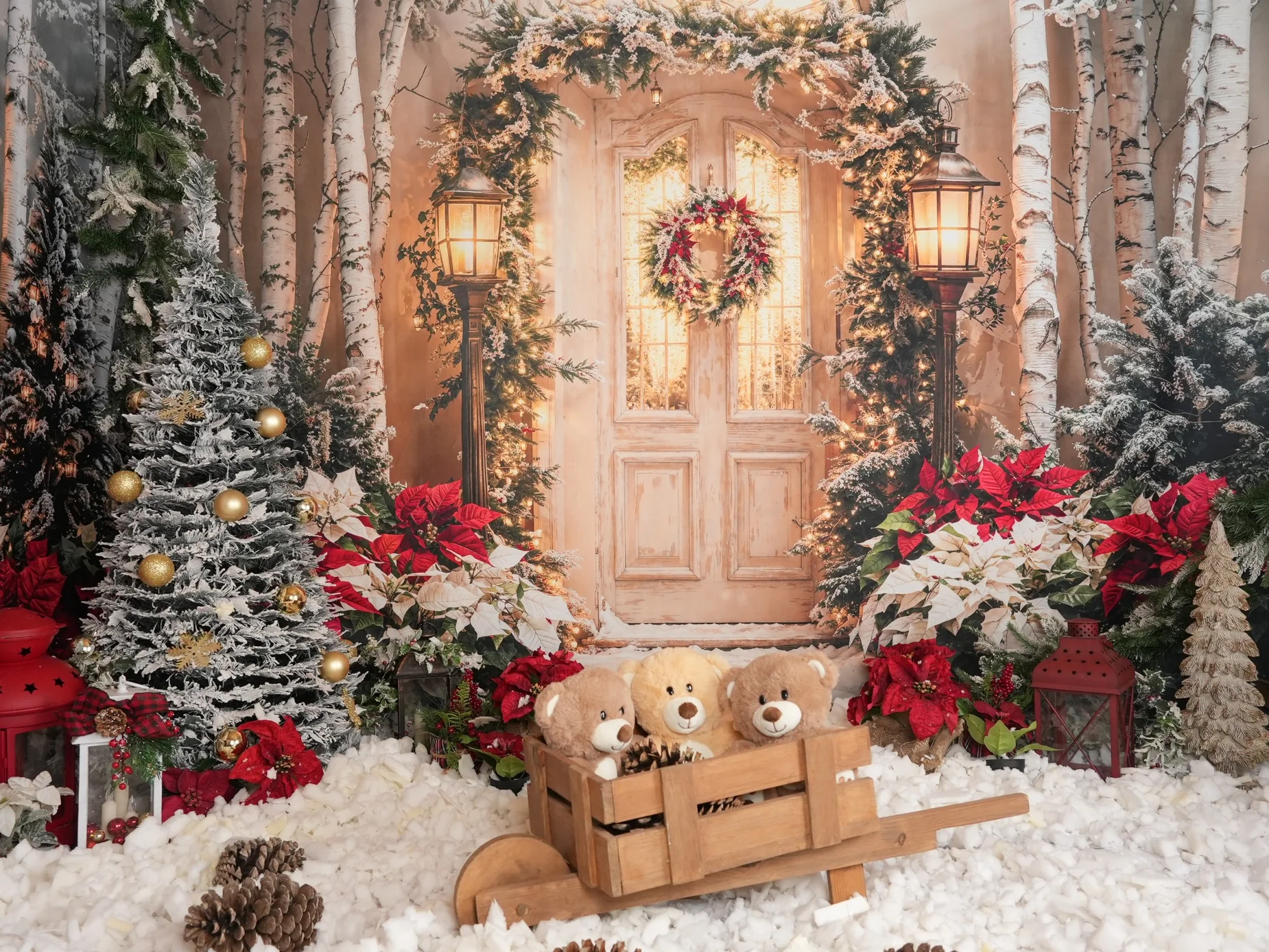 Cenário entrada de Natal